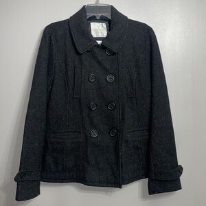 American Eagle Outfitters Women’s Wool Double-breasted Pea Coat